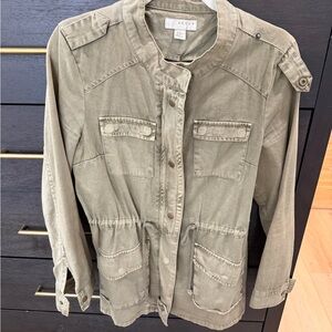 Kenar Women's Utility Jacket in Olive Green